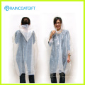 Branco transparente Transparente PE Disposbale Raincoat Rpe-076